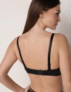 love magnolia Sutien Negru Din dantelă cu fundiță Nealenia