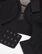 love magnolia Sutien Negru din Material Reiat Ezimere