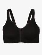 love magnolia Sutien Negru Sport cu Fermoar în Față Eziline