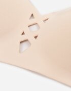 love magnolia Sutien Neted Bej cu Imitație Decorativă de Șireturi Azivene