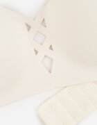love magnolia Sutien Neted Bej deschis cu Imitație Decorativă de Șireturi Azivene