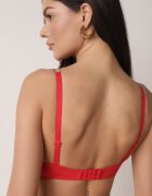 love magnolia Sutien Roșu cu Dantelă și Bretele Decorative Korzedi