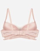 love magnolia Sutien Roz Clasic Decorat cu Dantelă și Aplicație Metheis