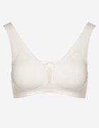 love magnolia Sutien sport alb cu plasă și decor corset Saliatessa