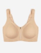 love magnolia Sutien Sport Bej deschis cu Fermoar în Față Eziline