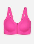 love magnolia Sutien Sportiv Fucsia cu Fermoar în Față Eziline