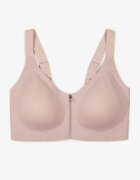love magnolia Sutien Sportiv Mov deschis cu fermoar în față Eziline
