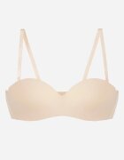 love magnolia Sutien tip balconetă simplu fără sârmă cu bretele detașabile Lelosa Bej