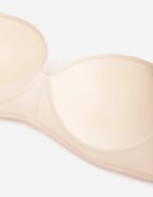 love magnolia Sutien tip balconetă simplu fără sârmă cu bretele detașabile Lelosa Bej