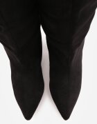 lovery Cizme pe toc stiletto tip kitten cu carâmb larg Isabenia Negre