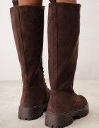 lovery Ghete tip workery cu textură de piele întoarsă pe talpă cu profil Olija Maro