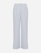 lovery Pantaloni Gri De costum cu Buzunare Letiza