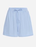 lovery Pantaloni scurți albastru deschis lejeri cu talie înaltă și elastic în talie Vimarias