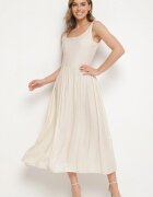 lovery Rochie Bej din Vascoză cloș Milareina