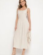lovery Rochie Bej din Vascoză cloș Milareina