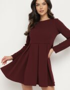 lovery Rochie Bordo Elegantă cu croi evazat Temitonia
