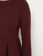 lovery Rochie Bordo Elegantă cu croi evazat Temitonia