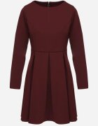 lovery Rochie Bordo Elegantă cu croi evazat Temitonia