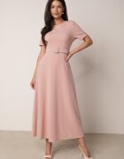lovery Rochie Cloș Roz Decorată cu Cordon Desianna
