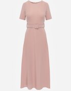 lovery Rochie Cloș Roz Decorată cu Cordon Desianna