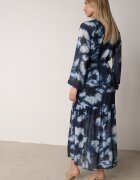 lovery Rochie croi cutie bleumarin cu imprimeu floral cu cordon Nifle