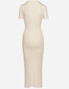lovery Rochie de cocktail Bej Mulată Decorată cu draperii Saarias