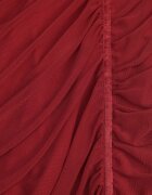 lovery Rochie Mulată Bordeaux cu Drapaj Ferdu