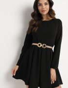 lovery Rochie Neagră Elegantă cu croi evazat Temitonia