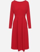 lovery Rochie Roșie Elegantă Cloș Temarielis