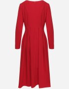 lovery Rochie Roșie Elegantă Cloș Temarielis