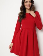 lovery Rochie Roșie Elegantă evazată Temitonia