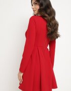 lovery Rochie Roșie Elegantă evazată Temitonia