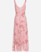 lovery Rochie Roz din plasă cu Motiv Floral Milanessa
