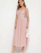 lovery Rochie Roz viscoză evazată Milareina