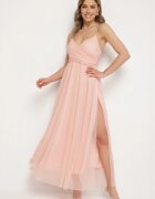 lovery Rochie Rozalie de cocktail cu plasă de tul Devinae
