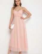 lovery Rochie Rozalie de cocktail cu plasă de tul Devinae
