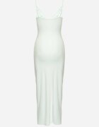 lovery Rochie Verde deschisă Mulată cu Drapaj Callienne