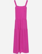 lovery Rochie Violet cu croi evazat cu legătură la spate Savinelle