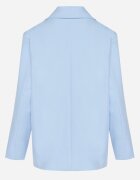 lovery Sacou Albastru deschis la două rânduri cu croi tip box oversize Kosalia
