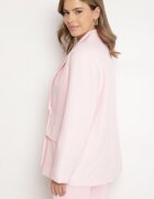lovery Sacou Roz Dublu Rând Cu Croi Cutie Oversize Kosalia