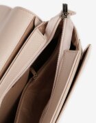 luigisanto Geantă crossbody bej cu două compartimente cu clapă decorativă Redavinae