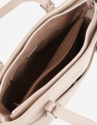 luigisanto Geantă shopper dreptunghiulară cu inscripția Katon Bej