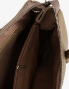 luigisanto Geantă shopper trapezoidală bej închis Sormeia