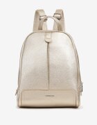luigisanto Rucsac Auriu Geometric cu Cusătură Decorativă Arzedi