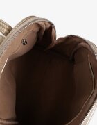 luigisanto Rucsac Auriu Geometric cu Cusătură Decorativă Arzedi