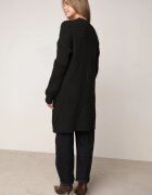 m&d fashion Cardigan cu croi lung și împletituri Lerlit Negru