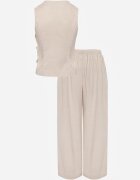 m&d fashion Compleu Bej deschis