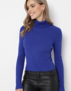m&d fashion Maletă Bleumarin Reiată cu Mânecă Lungă Socora