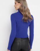 m&d fashion Maletă Bleumarin Reiată cu Mânecă Lungă Socora