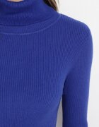m&d fashion Maletă Bleumarin Reiată cu Mânecă Lungă Socora